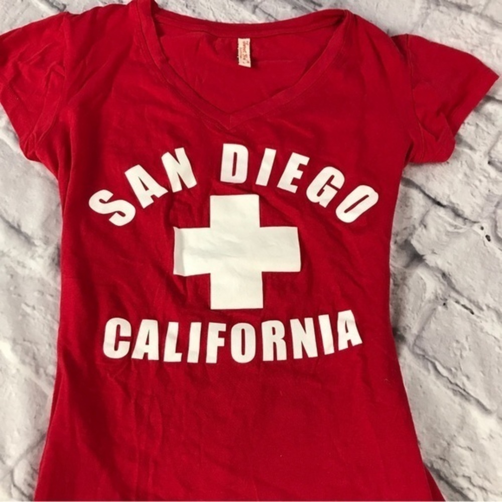 🔥Fandom Lifeguard Spring Break/Summer Tee Baywatch Inspired Cotton